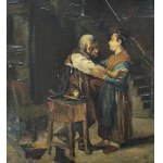 ANONIMO, Figures in an interior