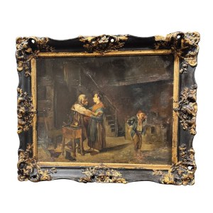 ANONIMO, Figures in an interior
