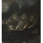 ANONIMO, Figures at a table with a candle