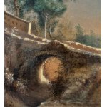 UNIDENTIFIED SIGNATURE, Landscape with a bridge