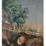 UNIDENTIFIED SIGNATURE, Landscape with a bridge