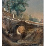 UNIDENTIFIED SIGNATURE, Landscape with a bridge