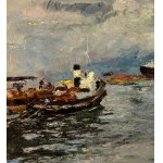 A.Cuomo, Seascape glimpse in Castellammare - A.Cuomo