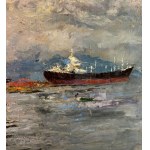 A.Cuomo, Seascape glimpse in Castellammare - A.Cuomo