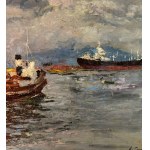 A.Cuomo, Seascape glimpse in Castellammare - A.Cuomo