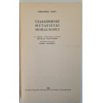 KANT, Immanuel – GRUNDLAGEN DER MORALPHILOSOPHIE, Warschau 1984