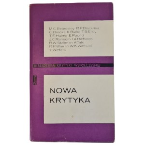 NEUE KRITIK. ANTHOLOGIE, Warschau 1983