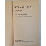 NEUE KRITIK. ANTHOLOGIE, Warschau 1983
