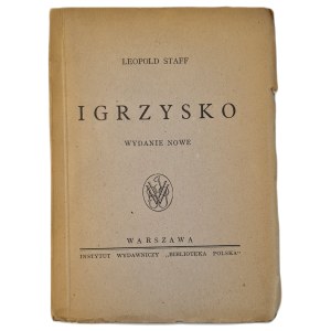 STAFF Leopold - IGRZYSKO, Warsaw 1922