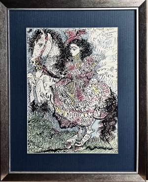 Pablo Picasso (1881-1973), Jacqueline en Rose,1961
