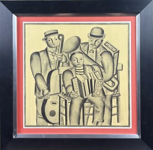 Fernand LEGER (1881 - 1955), Muzykanci (Les Musiciens)1975 (1920)