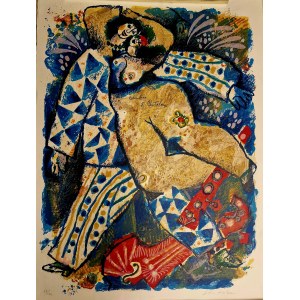 Theo TOBIASSE (1927-2012) Colombine and Pantalone