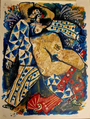 Theo TOBIASSE (1927-2012) Colombine i Pantalone