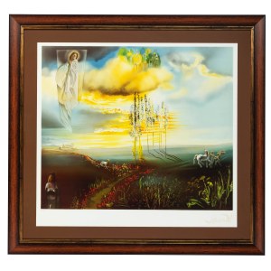 Salvador Dali (1904 Figueres/Hiszpania - 1989 tamże), Le Château de Gala / The dream of Gala, lata 70. XX w.