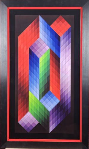 Victor Vasarely (1906-1997) Torony (Wieża) 1974 (1970)