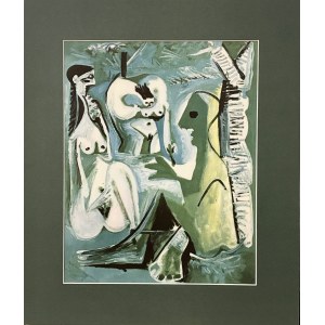Pablo Picasso 1881-1973 dalla serie Le Déjeuner sur l'herbe (Pranzo sull'erba) 1962, Variazioni sul tema della Colazione sull'erba di E. Manet
