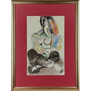 Pablo Picasso (1881-1973) Odalisque II ( Woman in Turkish dress) 1959 ( 1955) from the series Carnet de la Californie