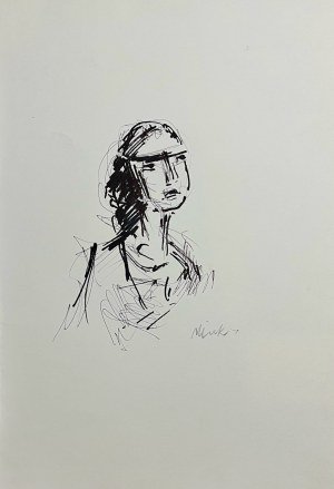 Zygmunt Menkes (1896-1986), Portet szkic