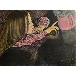 Stanisław Wyspiański (1869-1907), Dziewczynka z dzbankiem, grafika