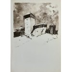 Stanisław Noakowski (1867-1928), Zamek na Wawelskim wzgórzu - reprodukcja