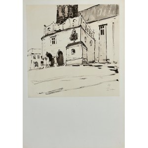 Stanislaw Noakowski (1867-1928), Fragment of 16th century architecture, reproduction