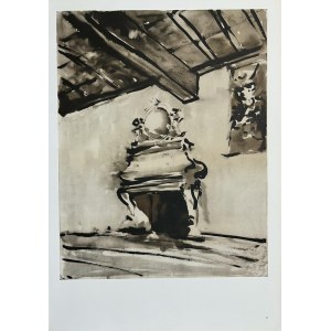 Stanislaw Noakowski (1867-1928), Baroque fireplace, reproduction