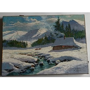 LESZEK STAŃKO, ZAKOPANE, OIL ON CANVAS, 2001