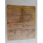 EVACUATION CARD EQUAL, RYCHBACH, KATOWICE, STAMP