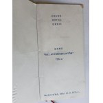 MENU AUTOMAKERS BALL 1974, WARSAW GRAND HOTEL ORBIS