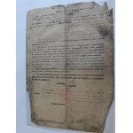 NOTICE OF COMMENCEMENT OF EXECUTION STRZYŻÓW 1934