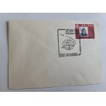 ENVELOPE PRL GREEN MOUNTAIN YURI GAGARIN ON LUBUSKA LAND 1961. STAMP