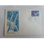 ENVELOPE PRL XX YEARS OF SPACE CONQUEST 1977. STAMP