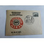 ENVELOPE PRL KIELCE DISTRICT PHILATELIC EXHIBITION 1971. STAMP