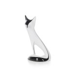 designed by Mieczysław NARUSZEWICZ (1923 - 2006), Figurine "Sitting fox", "Ćmielów" Table Porcelany Plant.