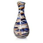 proj. Stanislaw MACHA, Braided vase, "Ząbkowice" Economic Glassworks.
