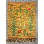 Tapestry with a motif of trees and flowers