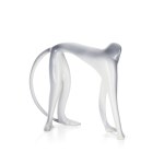 designed by Hanna ORTHWEIN (1916 - 1968), Figurine "Gibon", "Ćmielów" Table Porcelany Plant.