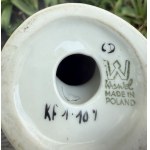 designed by Mieczysław NARUSZEWICZ (1923 - 2006), Figurine "Perkoz", "Cmielów" Table Porcelany Plant.