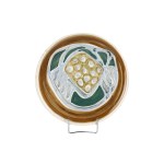 Platter with "cora" decoration, "Wloclawek" Faience Works