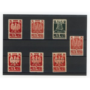 Poland, 1944–1945. Set of 7 unused stamps (107)