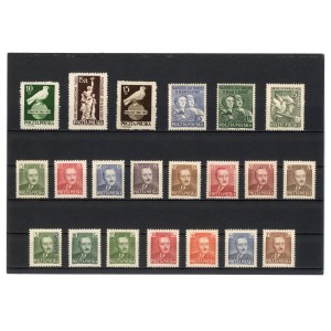 Polen, 1950. Satz mit 21 ungestempelten Briefmarken (109)
