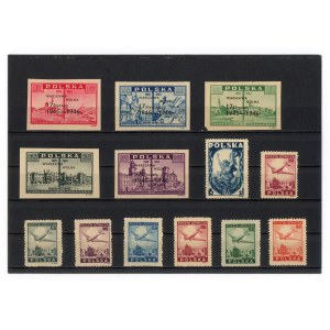 Polonia, 1946. Serie di 13 francobolli non obliterati (118)