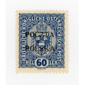 Krakauer Ausgabe, 1919. Ungestempelte Briefmarke zu 60 h. (151)