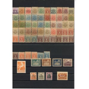 Polonia, serie di 65 francobolli non obliterati (227)