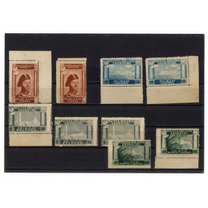 Kampfweg des 2. Polnischen Korps, 1946. Set mit 9 ungestempelten Briefmarken (228)