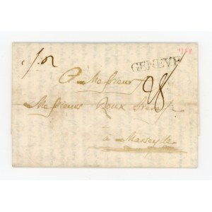 Letter from Geneva to Marseille, 1768 (279)
