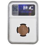 Soviet Union, 1 Kopeck, 1924 year, Plain Edge, NGC, MS 64 RB, Top PoP