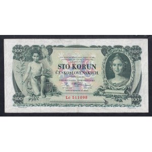 Czechoslovakia, 100 Korun, 1931, VF
