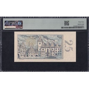 Czechoslovakia, 25 Korun, 1958, Choice UNC 64