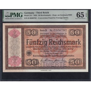 Germany, 50 Reichsmark, 1934, Gem UNC 65 EPQ